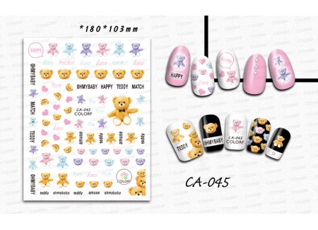 3D Nail Stickers - CA-045